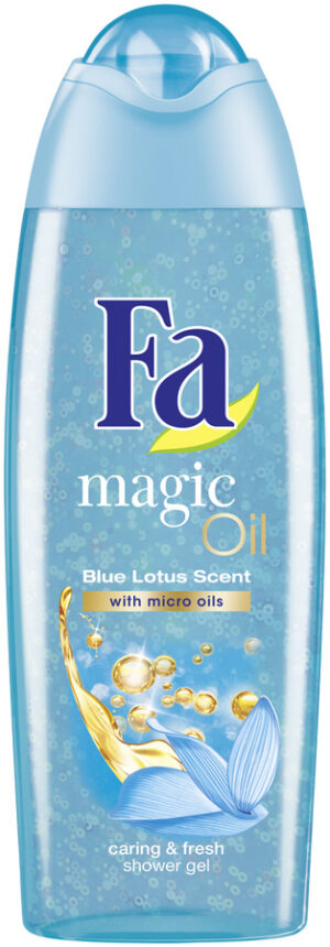 Душ гел Fa Magic Oil Blue Lotus, с аромат на син лотос, 250 мл