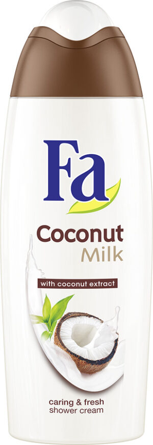 Душ гел Fa Coconut Milk, с екстракт от кокос, 250 мл