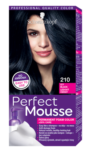 Perfect Mousse 210 Ледено черен
