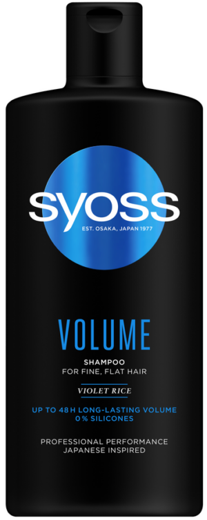 Syoss Volume Shampoo Шампоан за обем за тънка коса 440мл.