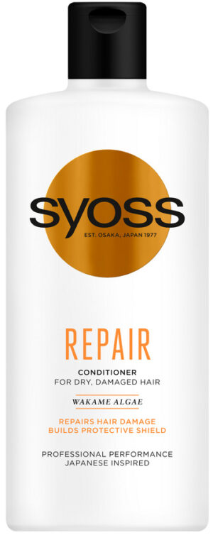 Възстановяващ балсам Syoss Repair, за суха и увредена коса, 440 мл