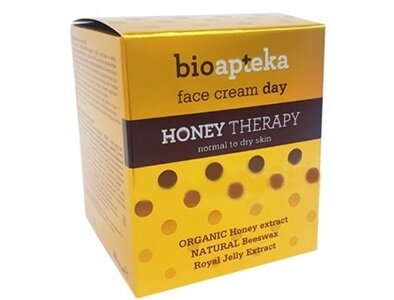 Дневен крем за лице с мед Bilka Bioapteka Honey Therapy за нормална и суха кожа 40 мл