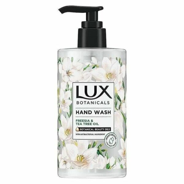 Течен сапун Lux Botanicals Hand Wash с екстракт от фрезия и чаено дърво, помпа 400мл