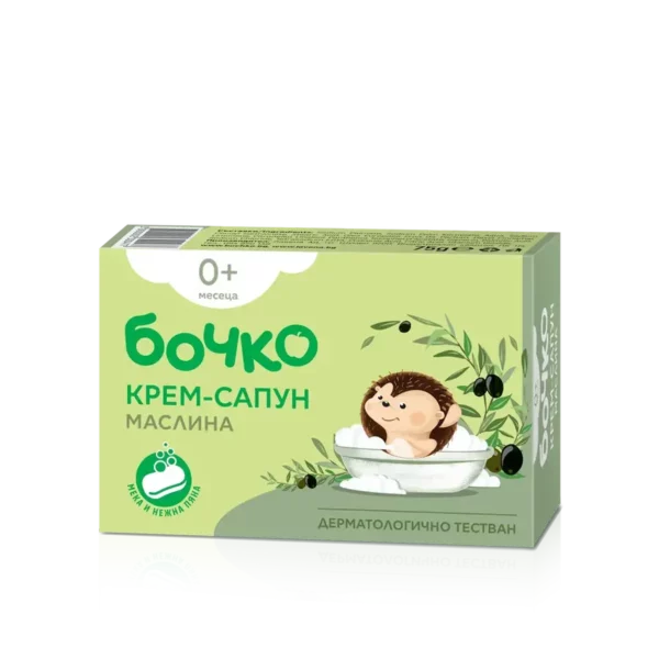 Крем-сапун Бочко ЛАВЕНА с екстракт от маслина 0+ 75гр