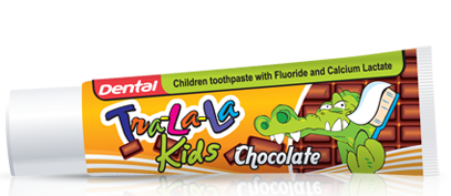 Dental Kids-Детска паста за зъби с аромат на шоколад