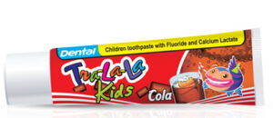 Детска паста за зъби Dental Kids Tra-la-la, с аромат на кола