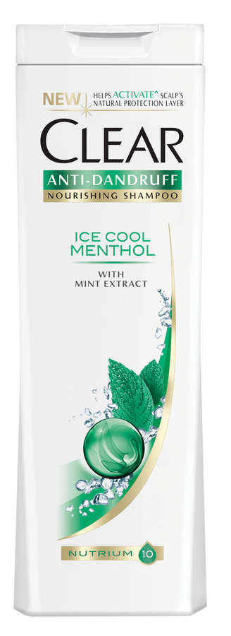 CLEAR anti-dandruff ice cool mentol Шампоан за коса против пърхот за нормална коса 250мл