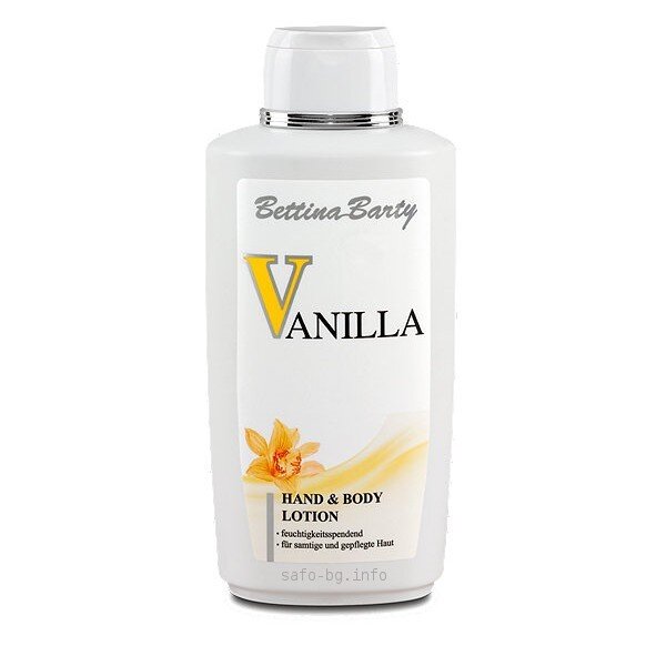 Лосион за тяло и ръце Bettina Barty Vanilla с аромат на ванилия 500мл