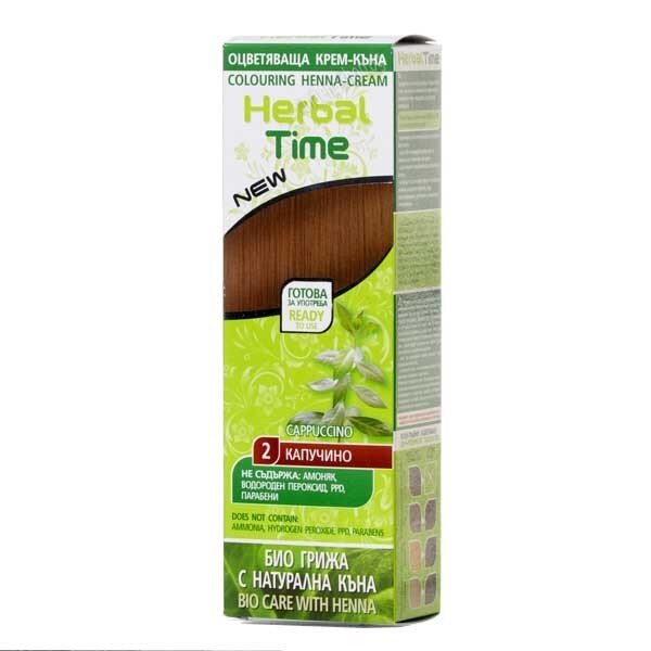 Herbal Time Оцветяваща крем-къна 75мл.