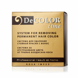 Система за отстраняване на цвета на трайно боядиасана коса De color Time 330мл