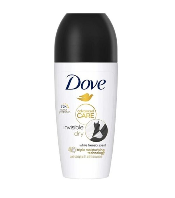 Дамски рол-он DOVE INVISIBLE DRY 72h, 50мл
