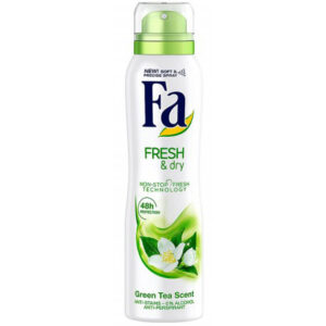 Дамски дезодорант спрей Fa Fresh & Dry Green Tea, със зелен чай, 150мл