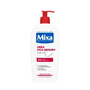 Лосион за тяло с уреа и пантенол MIXA Mixa Urea Cica Repair, за много суха кожа, 400 мл