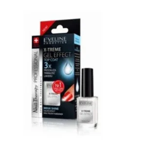Топ лак за нокти eveline cosmetics x treme с екстремен гел ефект, 12мл