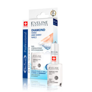 Заздравител за нокти Eveline Diamond Hard And Shiny Nails- блясък и здравина за всеки нокът, 12 мл