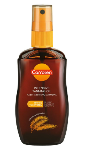 Слънцезащитно олио Carroten микро олио спрей за тен и защита, SPF0, 50мл