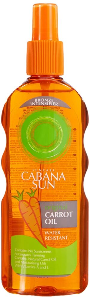 Каротеновото олио за тяло Cabana Sun Carrot Oil за интензивен тен, спрей 200мл