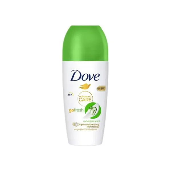 Дезодорант рол он Dove Fresh Touch, срещу изпотяване за жени, 50 мл