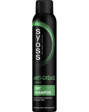 Сух шампоан за мазна коса Syoss Anti-Grease Classic Dry Shampoo, 200 мл