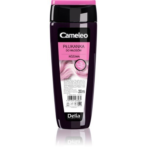 Матираща обливка за коса с изплакващ ефект Delia Cameleo, 200 мл, розова,