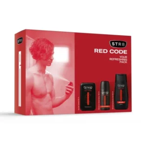 Комплект за мъже STR8 RED CODE Тоалетна вода, 50 мл + Део спрей, 150 мл + Душ гел, 250 мл