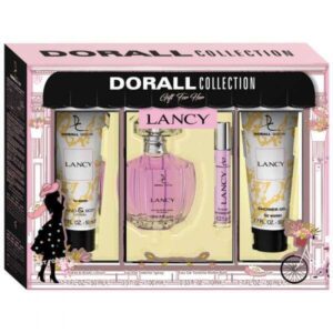 Дамски комплект dorall lancy лосион за ръце+парфюмна вода+ душ гел+ рол он