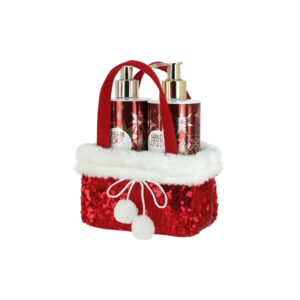 Коледен подаръчен комплект за ръце vivian gray red glitters patchouli & peony