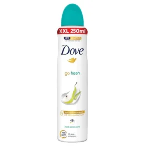 Дамски дезодорант dove go fresh, с аромат на круша и алое, 250 мл