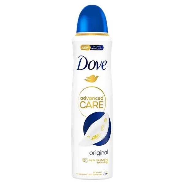 Дезодорант спрей против изпотяване Dove Advanced Care Original, 150 мл