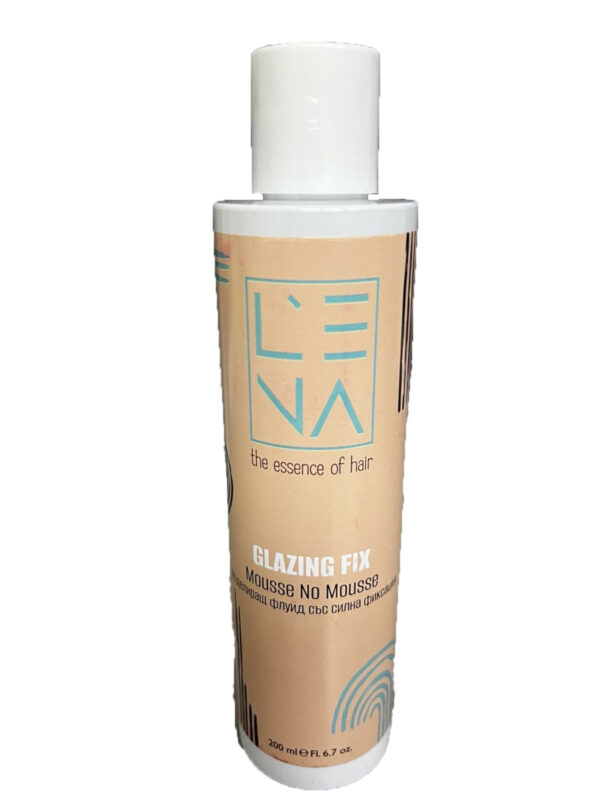 Моделиращ флуид L'ena Glazing Fix Mousse No Mousse, силна фиксация, 200 мл