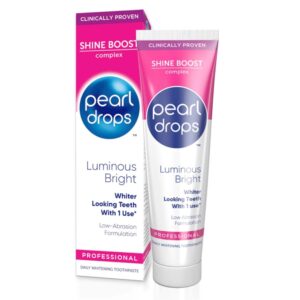 Избелваща паста за зъби pearl drops luminous bright, 75 ml