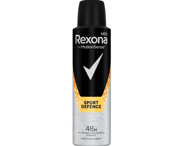 Мъжки дезодорант спрей Rexona Men Advanced Protection Sport Defence, 150 мл