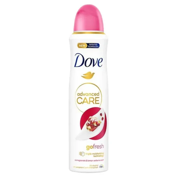 Дезодорант спрей против изпотяване Dove Advanced Care Go Fresh Pomegranate & Lemon, 150 мл