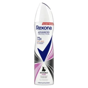 Дамски дезодорант Rexona Advanced Protection Invisible Pure, 150 мл