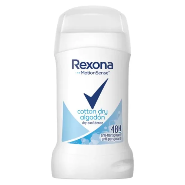 Дамски део стик против изпотяване Rexona Cotton Dry , 40 мл