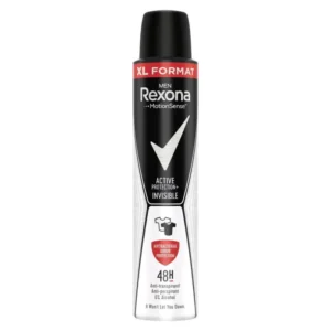 Мъжки дезодорант спрей Rexona Men Advanced Protection INVISIBLE BLACK + WHITE, 200 мл