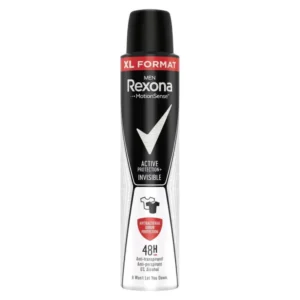 Мъжки дезодорант спрей Rexona Men Motionsense INVISIBLE BLACK + WHITE, 200 мл