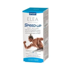 Бързодействащ депилиращ крем за тяло Elea Sport Speed-Up, за мъже, 120 гр