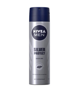 Мъжки дезодорант спрей Nivea NIVEA MEN SILVER PROTECT, против изпотяване, 150 мл