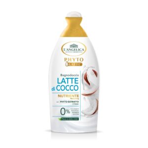 Душ гел и пяна за вана 2 в 1 L'Angelica Phyto Latte, с кокосово мляко, 520 мл