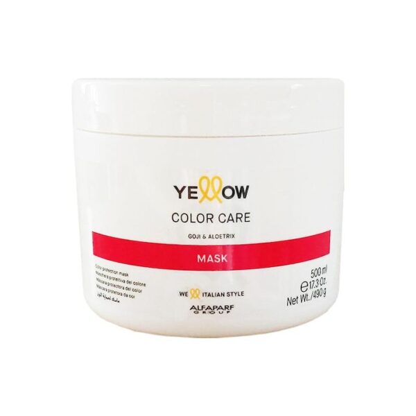 Подхранваща маска за боядисана коса Yellow Color Care Mask, 500мл