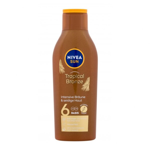 Слънцезащитен лосион NIVEA SUN TROPICAL BRONZE SPF6, с каротин, 200 мл