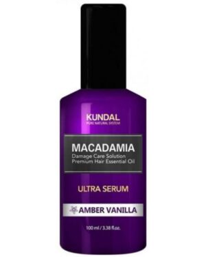 Ултра серум за коса Kundal Macadamia Amber Vanilia,с масло от макадамия и аромат на ванилия., 100 мл