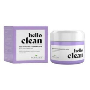 Почистващ балсам за лице Bio Balance Hello Clean, 3 in 1, с хиалуронова киселина, за зряла кожа, 100 мл