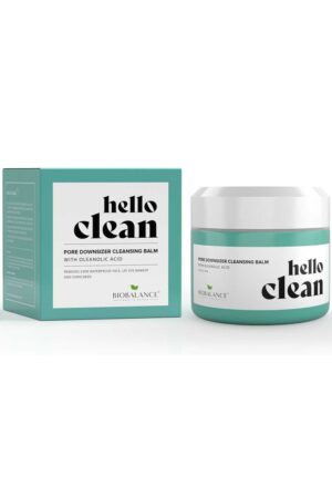 Почистващ балсам за лице Bio Balance Hello Clean, 3 in 1, срещу разширени пори, с олеанолова киселина, 100 мл