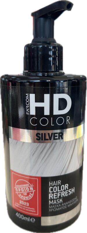 otsvetyavashta-maska-za-kosa-FARCOM-HD-HAIR-COLOR-REFRESH-MASK-SILVER-siva-400-ml