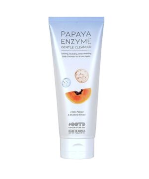 Почистващ и ексфолиращ гел за лице OOTD Papaya Enzyme Gentle Cleanser, с екстракт от папая и боровинки, 150 мл