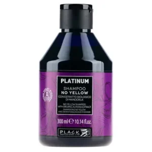 Шампоан за матиране на руса коса BLACK PLATINUM No Yellow Shampoo, 300 мл