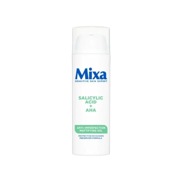 Флуид за лице против несъвършенства Mixa Mixa Salicylic Acid + AHA, 50 мл