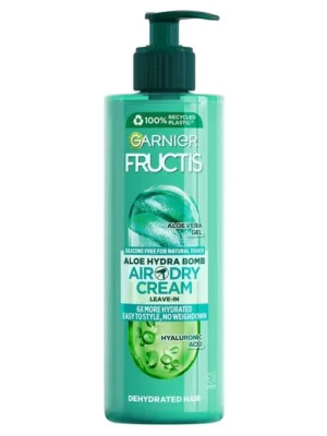 Крем за коса без отмиване Garnier Fructis Aloe , за хидратация и стилизиране на дълга коса, 400 мл